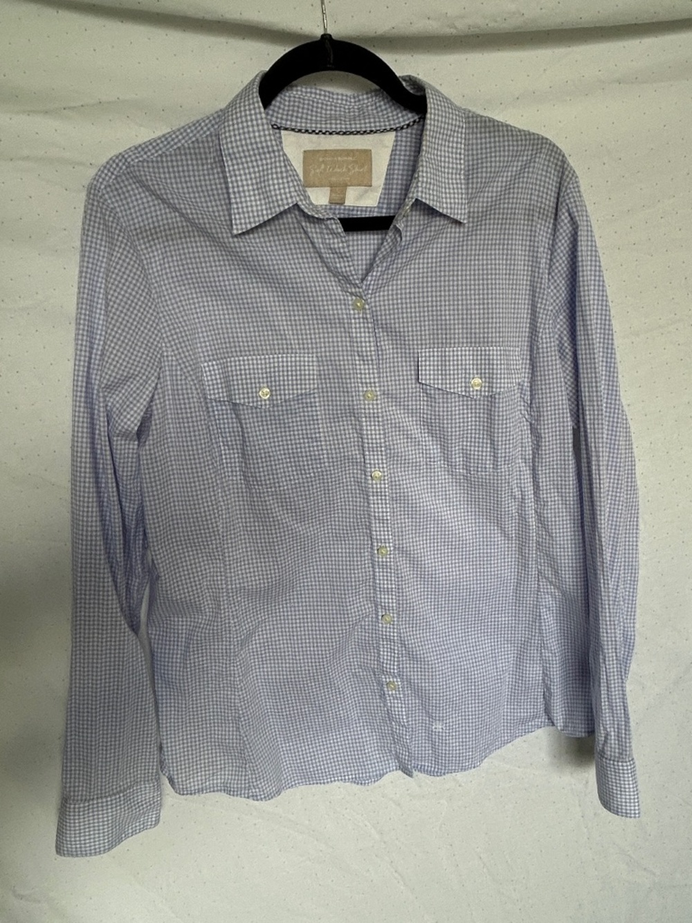 Banana Republic Cotton Plaid Button Down Shirt
